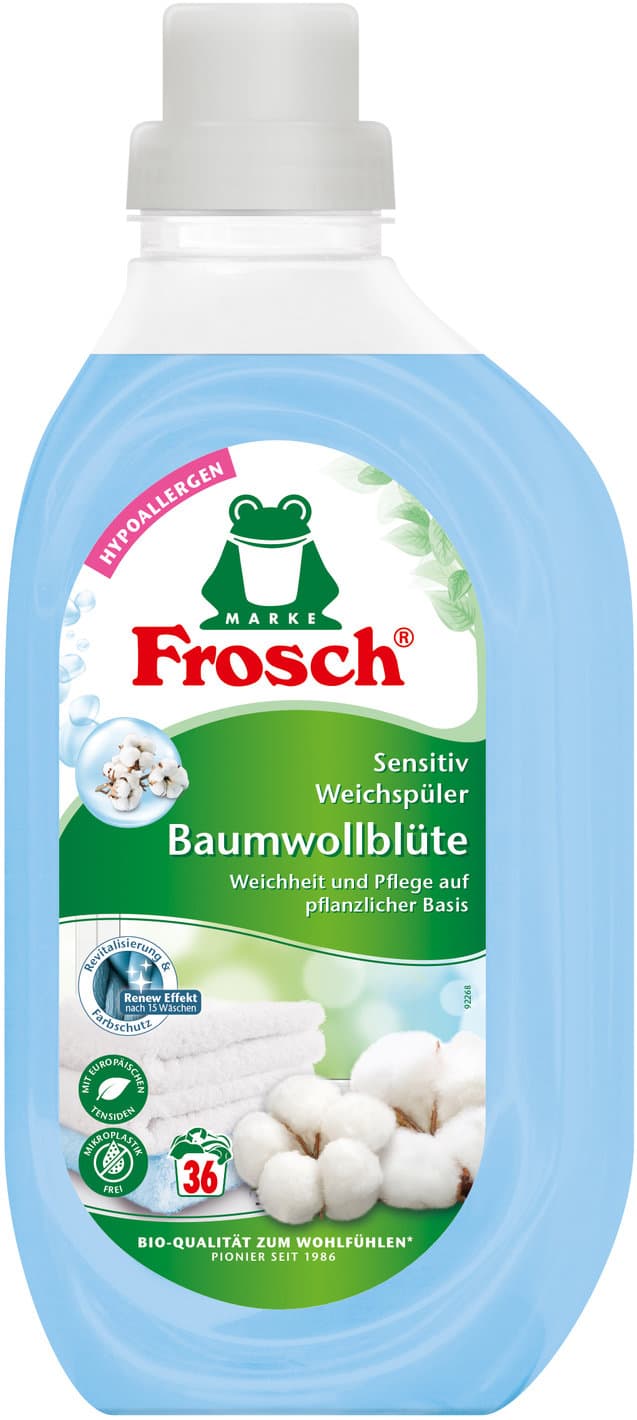 Frosch Weichspüler Sensitiv Baumwollblüte