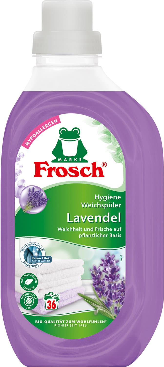 Frosch Weichspüler Hygiene Sensitiv Lavendel