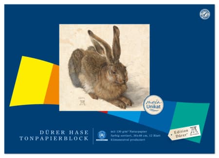 Edition Dürer Tonpapierblock 34x48cm 12 Blatt geleimt