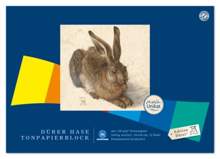 Edition Dürer Tonpapierblock 24x34cm 12 Blatt geleimt