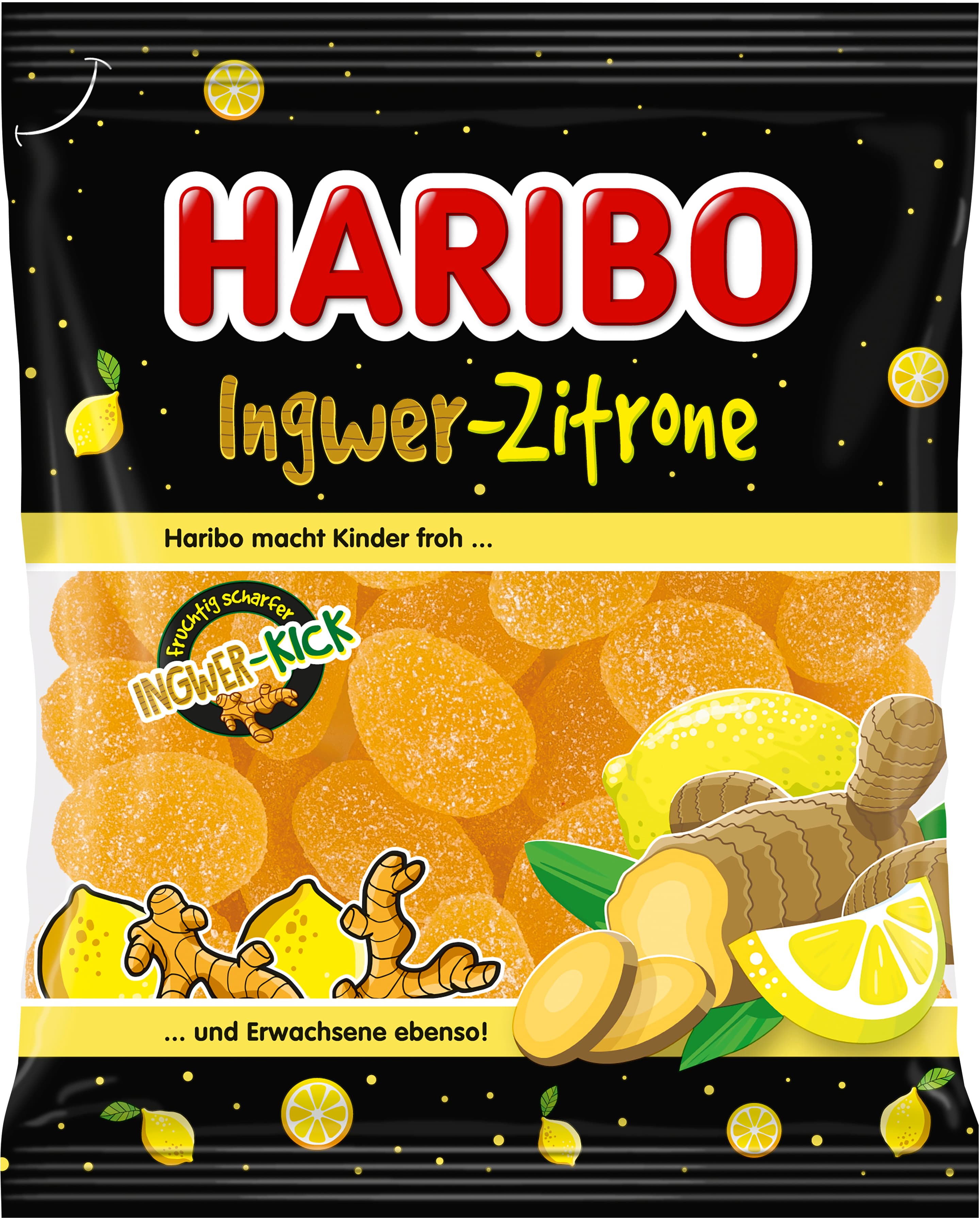 Haribo Fruchtgummi Ingwer Zitrone