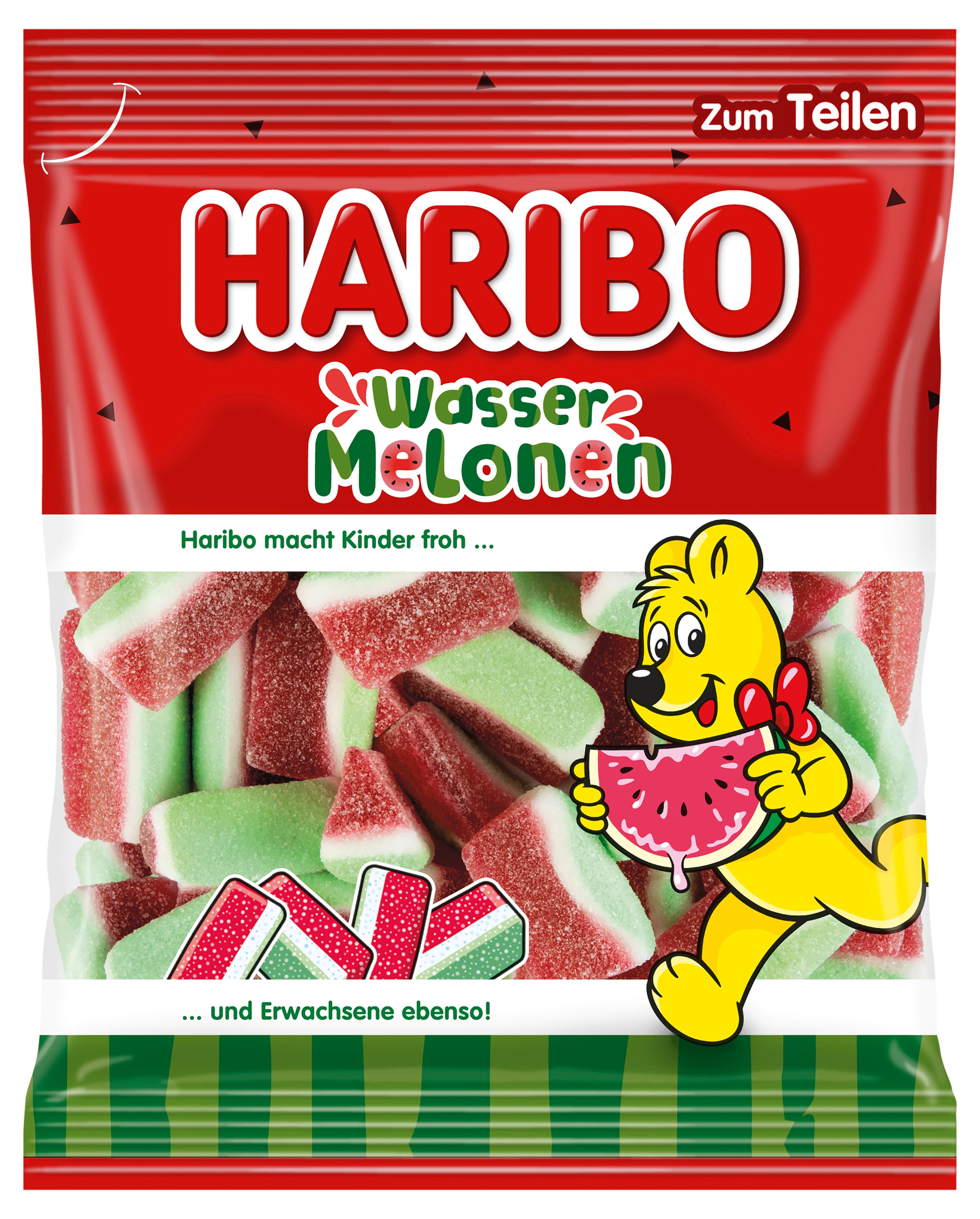 Haribo Fruchtgummi mit Schaumzucker Wassermelonen