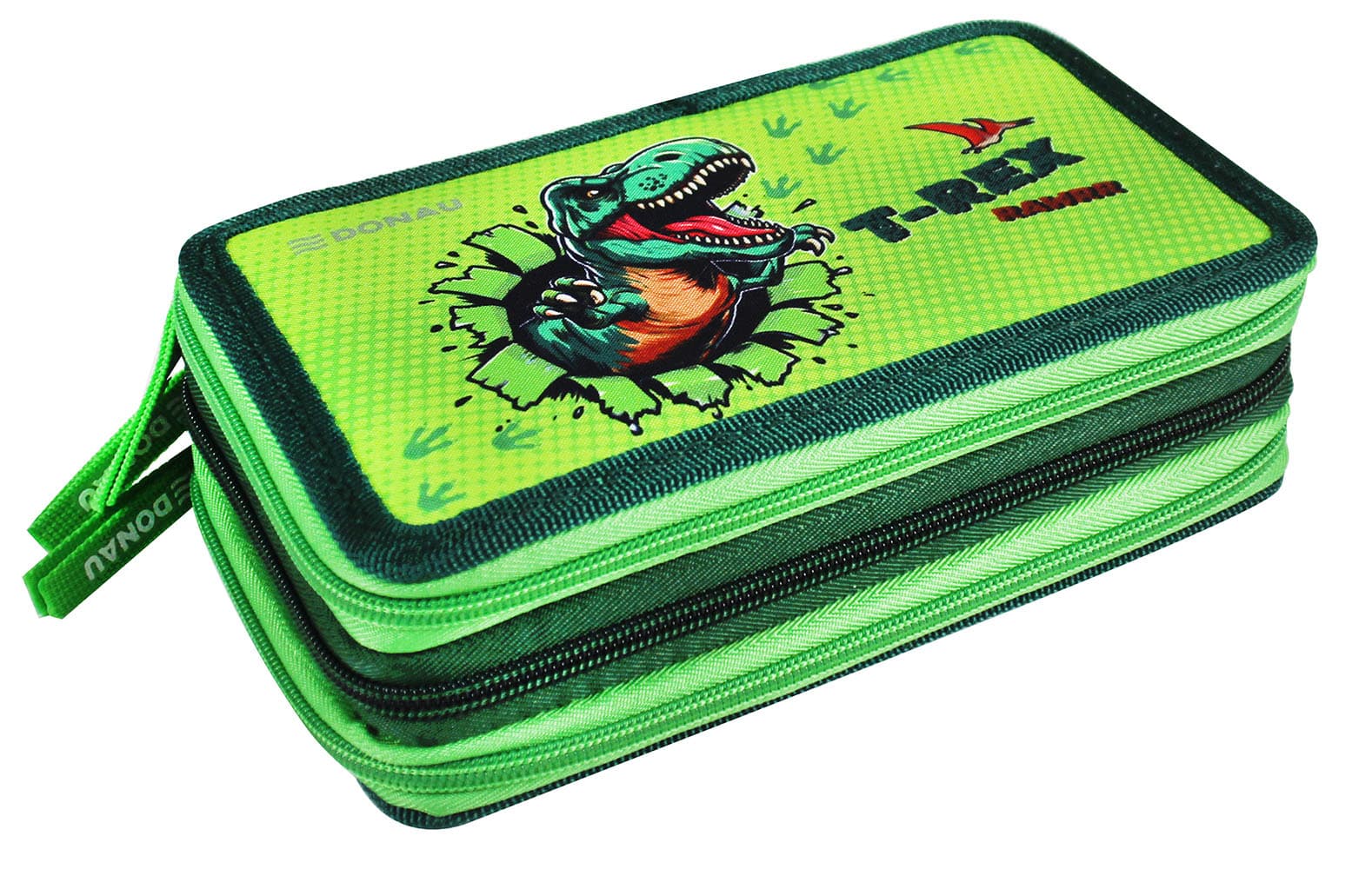 DONAU Zippennal Motiv T-rex gefüllt 3-stock