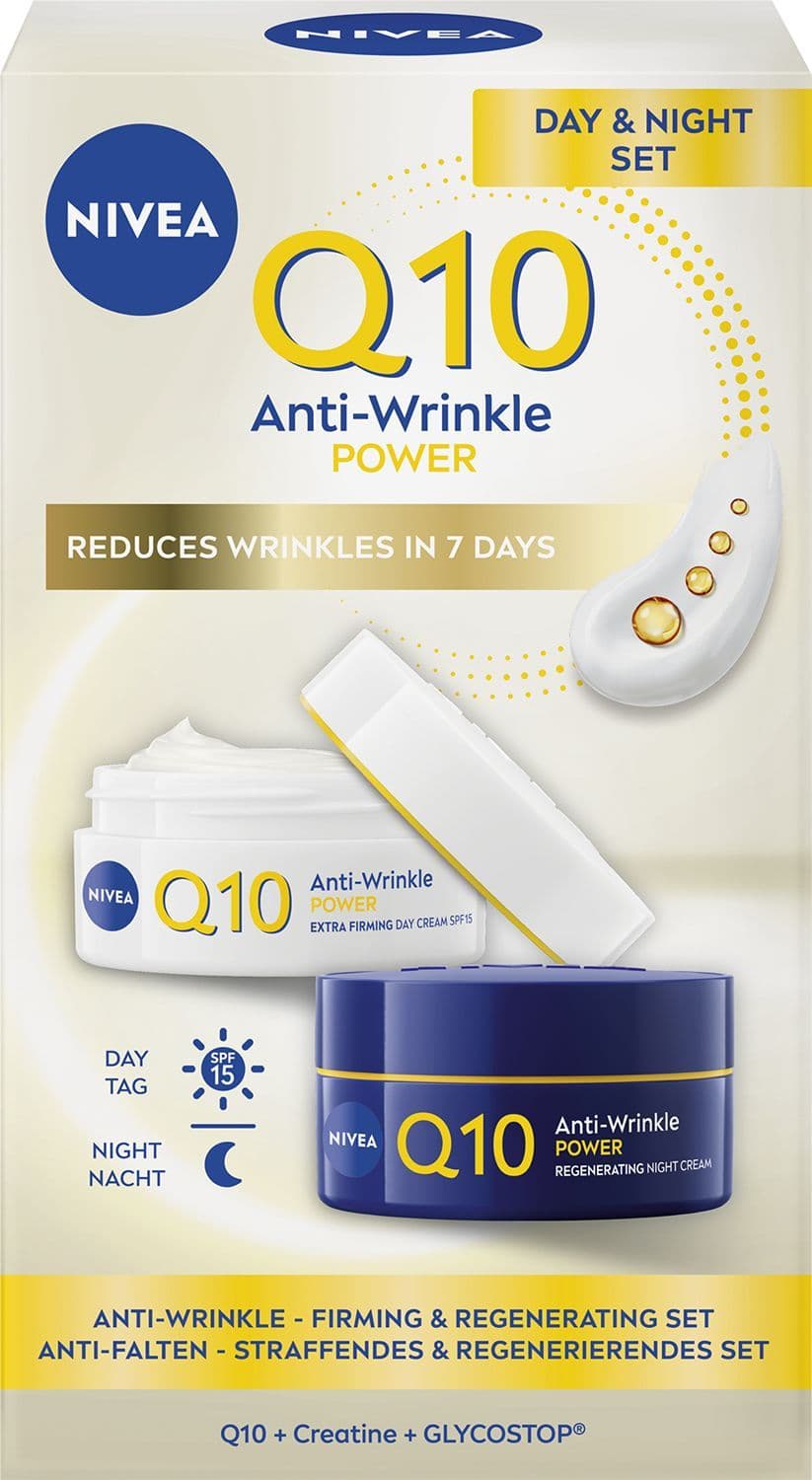 NIVEA Q10 Anti-Falten Power Tag- und Nacht Geschenkpackung