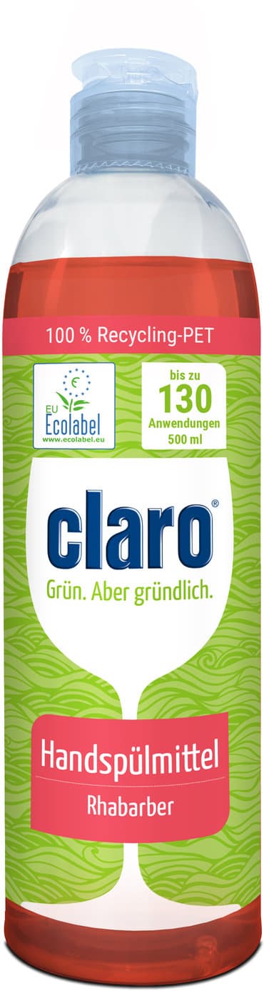 claro Handspülmittel Rhabarber
