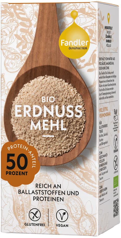 Fandler Bio Erdnussmehl teilentölt