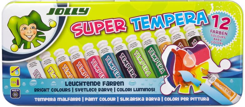 JOLLY Super Tempera 12er Metalletui