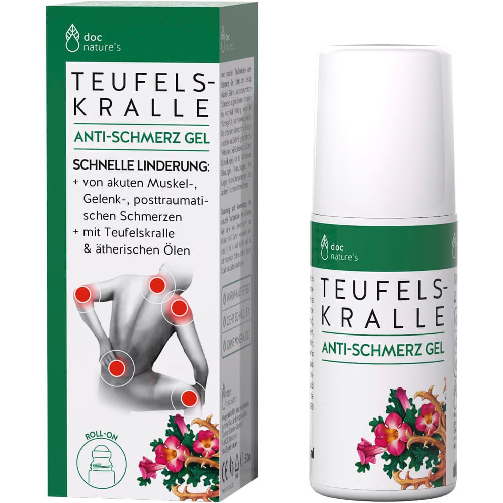 doc nature‘s Teufelskralle Anti-Schmerzgel Roll-On