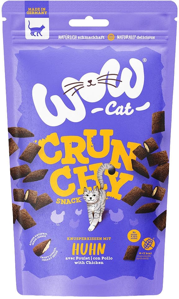 WOW Katzensnack Crunchy Snack mit Huhn