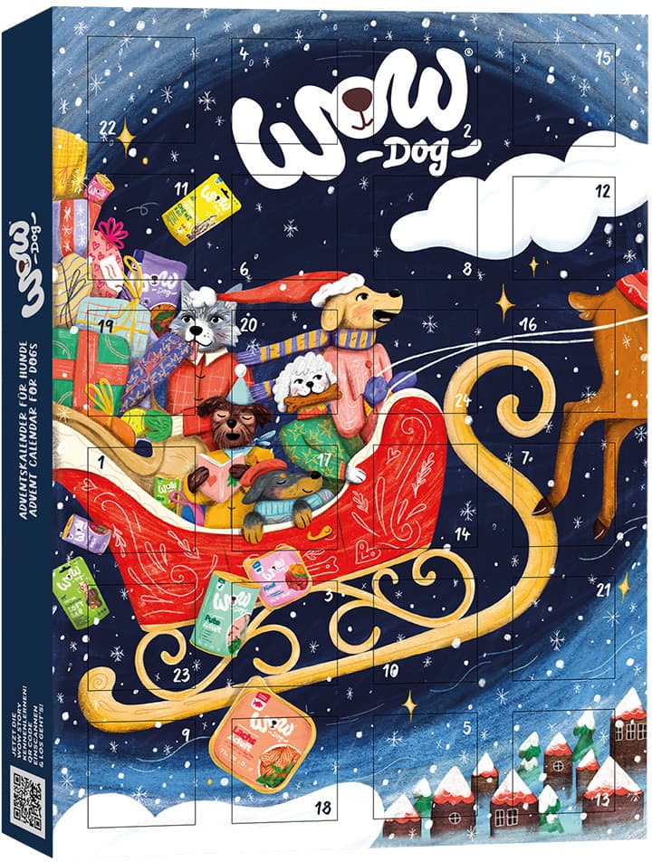 WOW Hundenassfutter Adventskalender