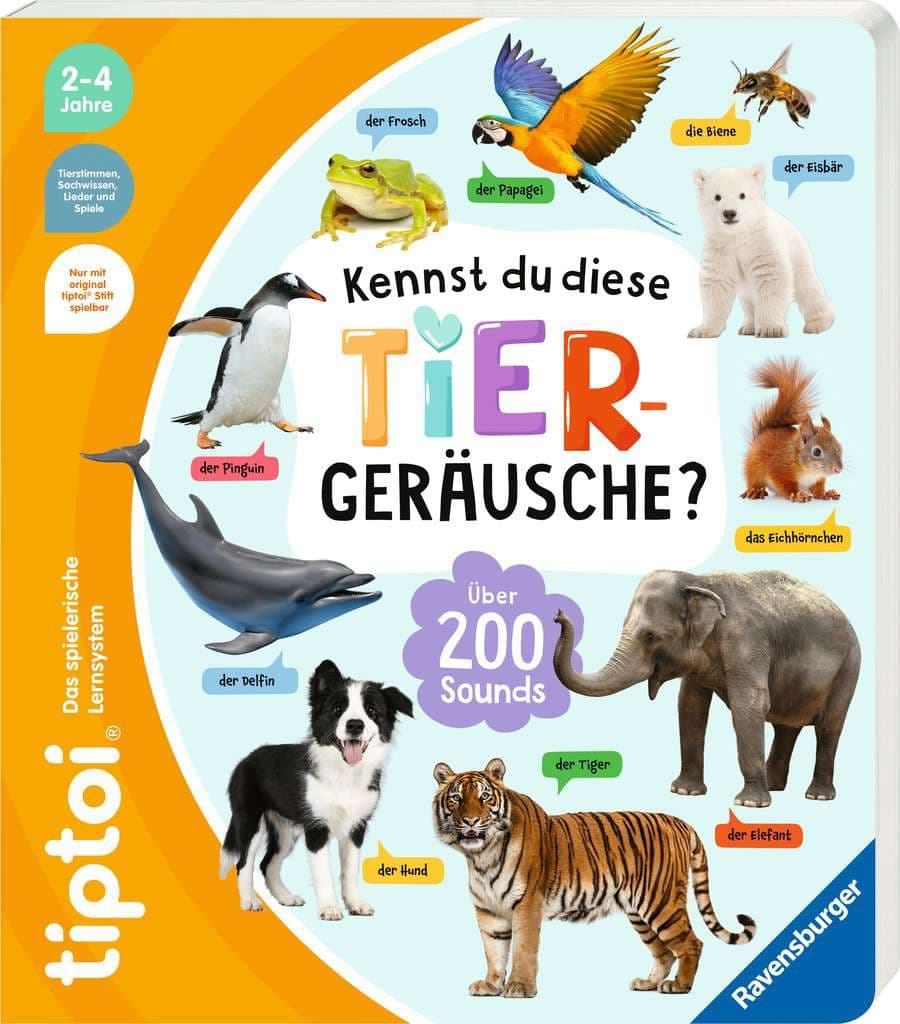 Ravensburger tiptoi® Kennst du diese Tiergeräusche?
