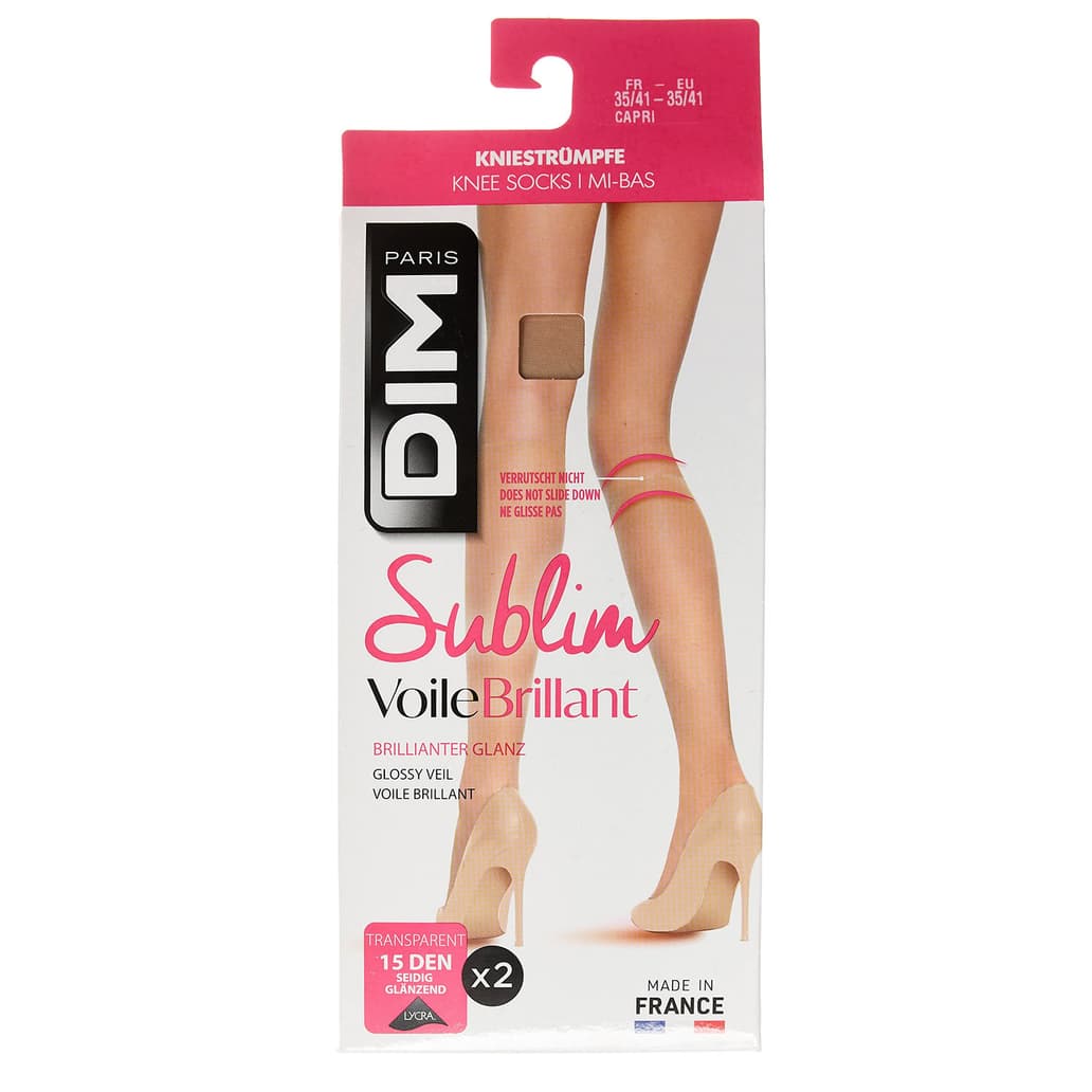 1032 Dim DIM Damen Kniestrümpfe Sublim 15 DEN 2er Pack online bestellen | MÜLLER