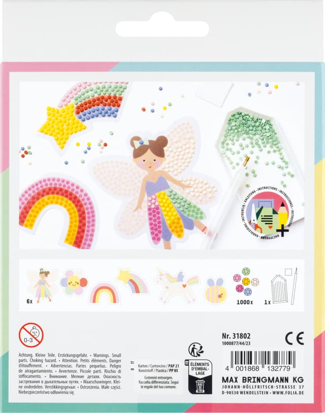 Kit Diamond Painting - Éléphant Arc-en-ciel - Collection d'Art | Les Ciseaux Magiques Kit Diamond Painting - Éléphant Arc-en-ciel - Collection d'Art | Les Ciseaux Magiques