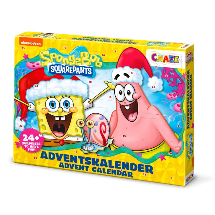 Craze SpongeBob Gift Box szénsavas fürdő golyók ajándékcsomagolásban Craze SpongeBob Gift Box szénsavas fürdő golyók ajándékcsomagolásban