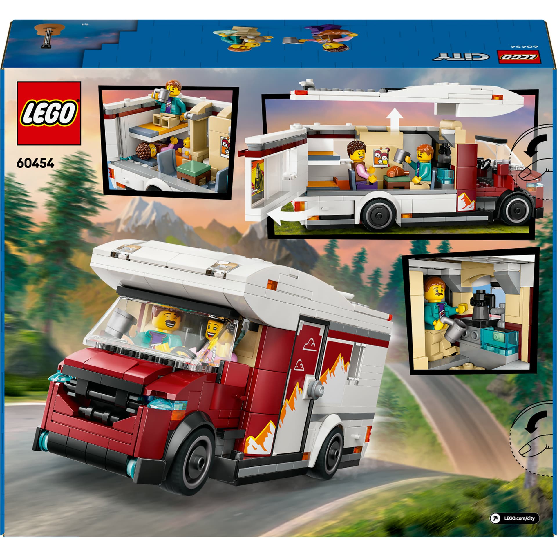 spielzeug bei müller LEGO City Abenteuer-Wohnmobil - Camping Spielzeug für Kinder 60454