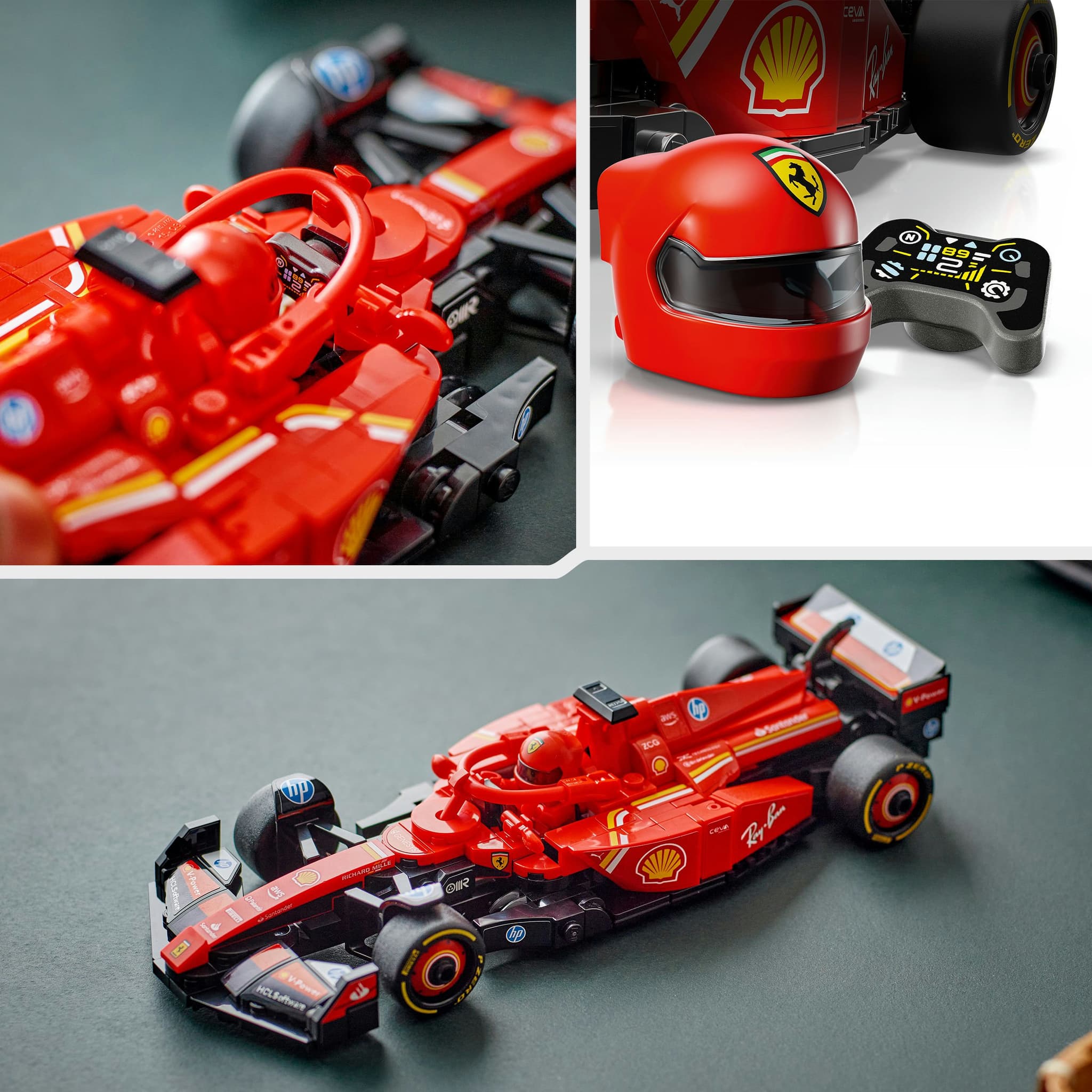 rennauto spielzeug LEGO Speed Champions Ferrari SF-24 F1 Rennauto - Spielzeug Auto 77242