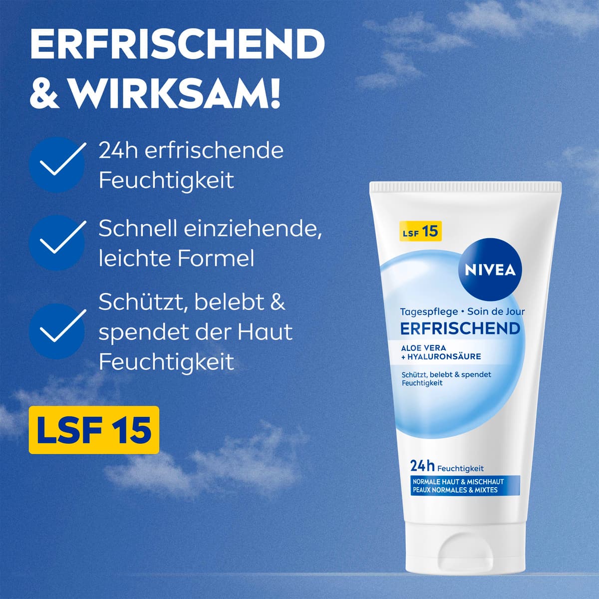 NIVEA Tagespflege erfrischend Aloe Vera Hyaluronsure online bestellen |  MLLER