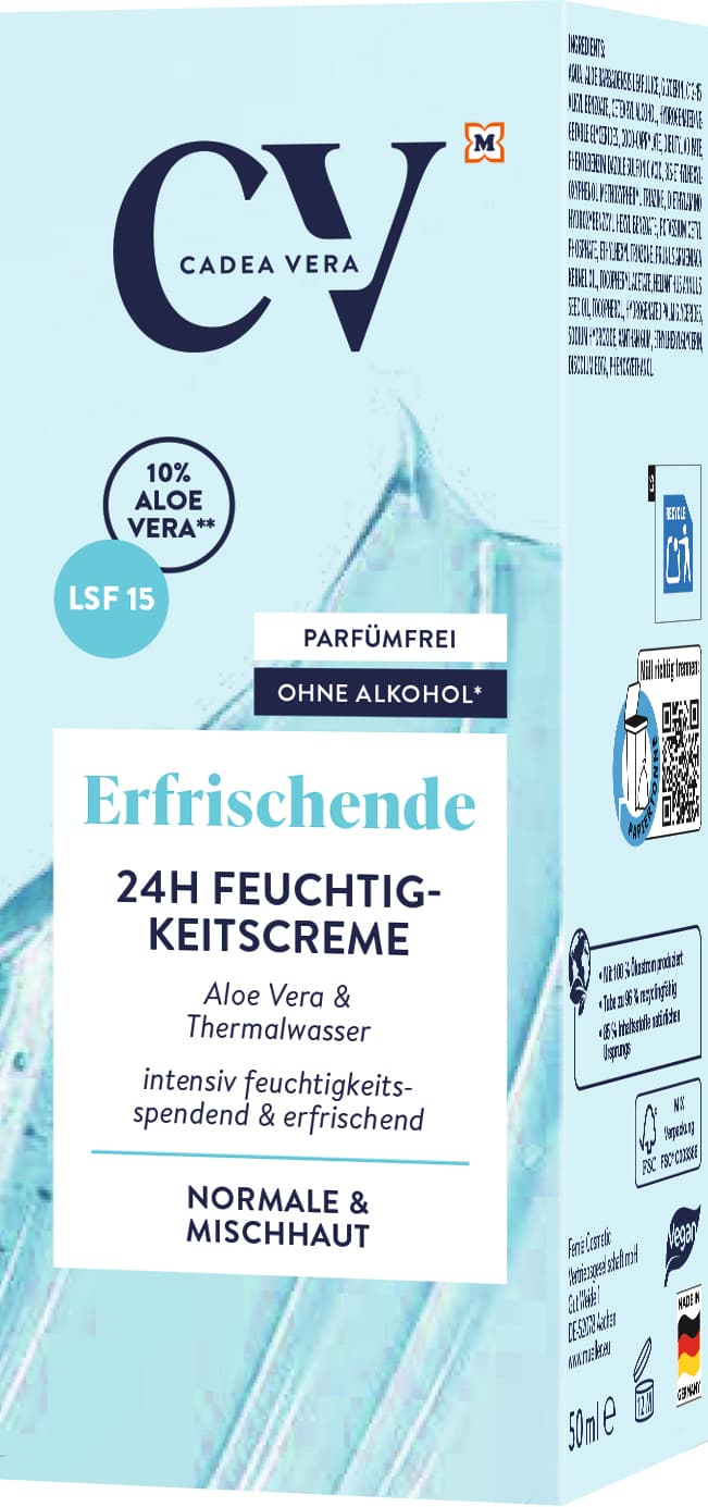 CV Erfrischende 24h Feuchtigkeitscreme online bestellen | MLLER