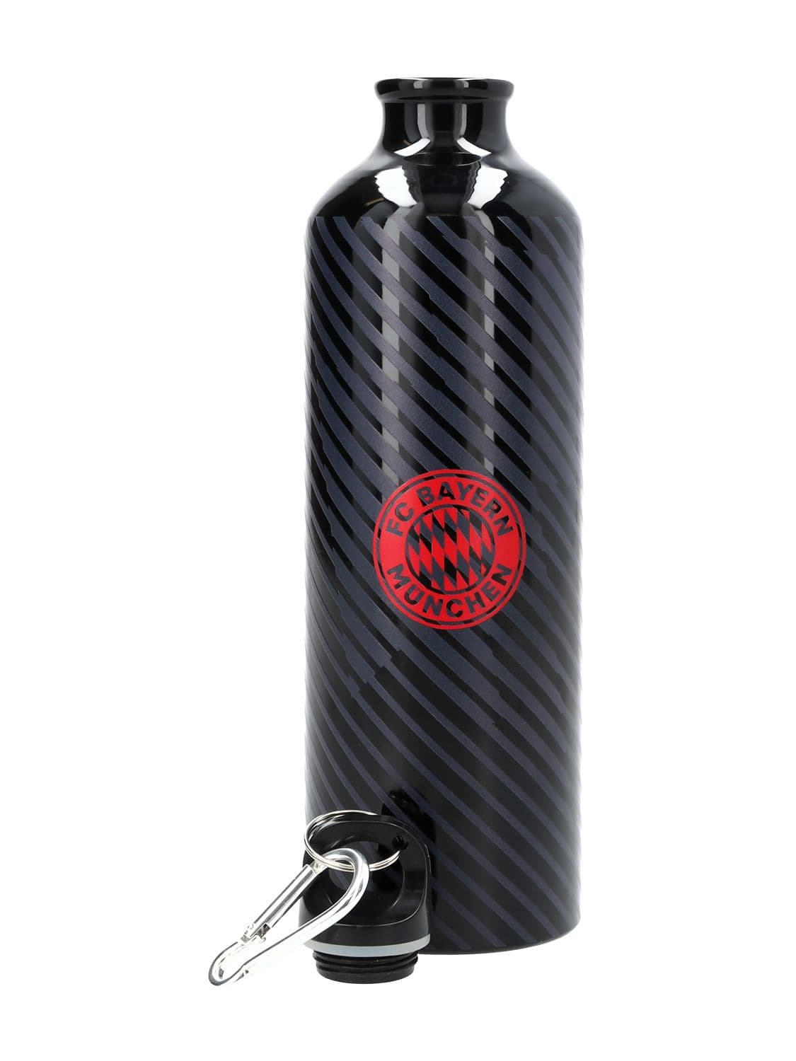 FC Bayern München Trinkflasche – Aluminium, Rot, 0,8 L, Offizielles Fanartikel