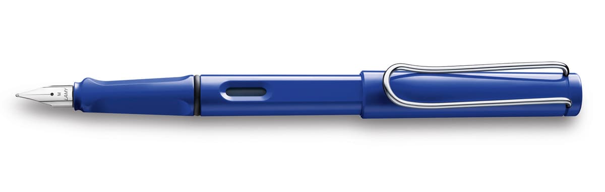 Lamy Safari Füller – Blau, M-Feder, Inkl. Patrone + Geschenkbox – Ideal Für Schule & Büro