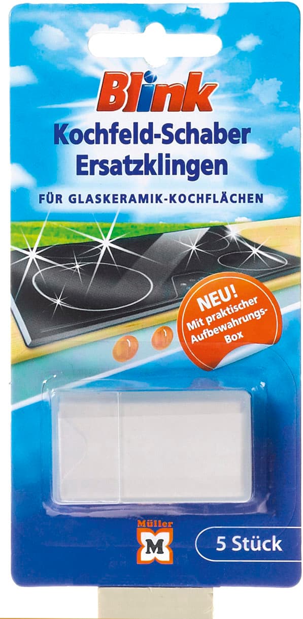 5 Ersatzklingen für Ceranfeld-/Reinigungsschaber »Piccobello