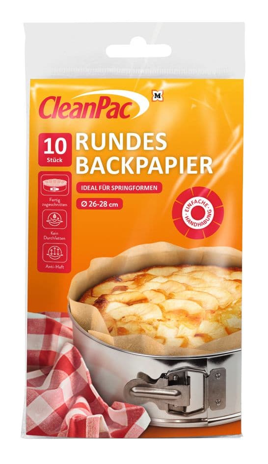 CleanPac Rundes Backpapier Ø26-28cm online bestellen | MÜLLER