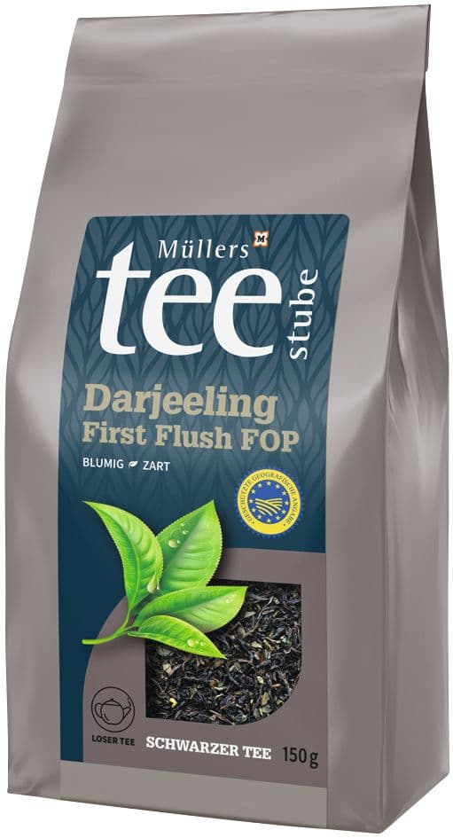 Mllers Teestube Schwarzer Tee Darjeeling First Flush FOP online bestellen  | MLLER