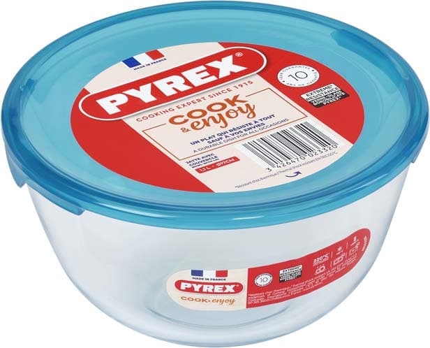 PYREX Rührschüssel aus Glas mit Deckel 1l online bestellen