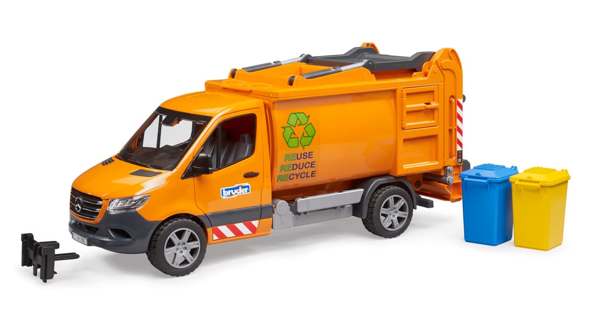 BRUDER MB Sprinter Kommunal Müllfahrzeug