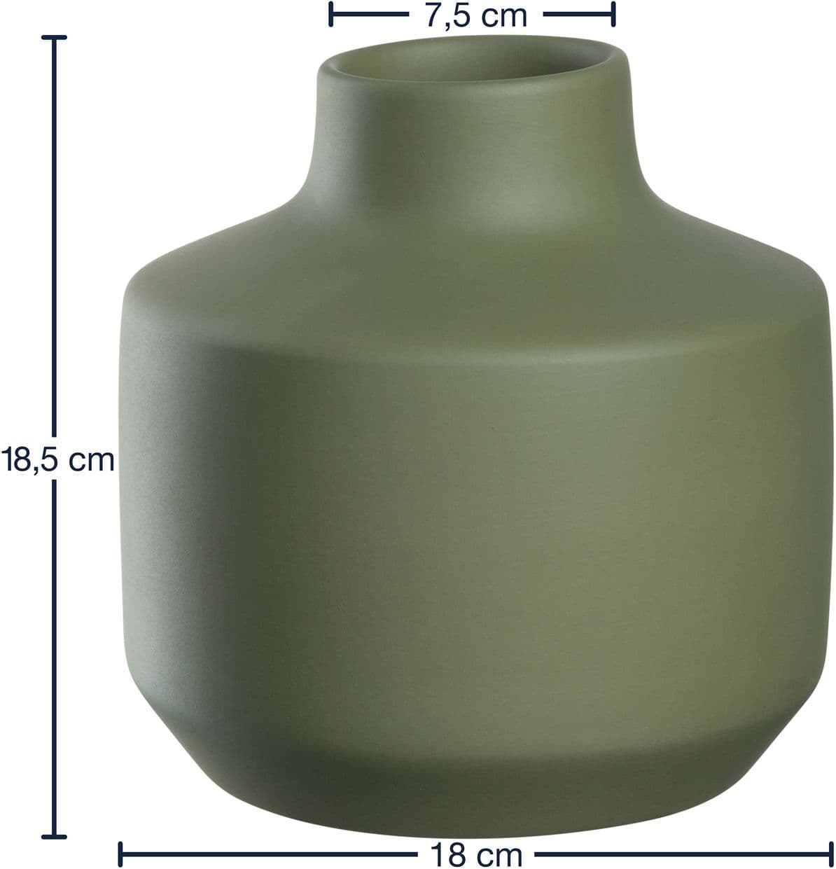 LEONARDO Keramikvase Milano H=19cm online bestellen