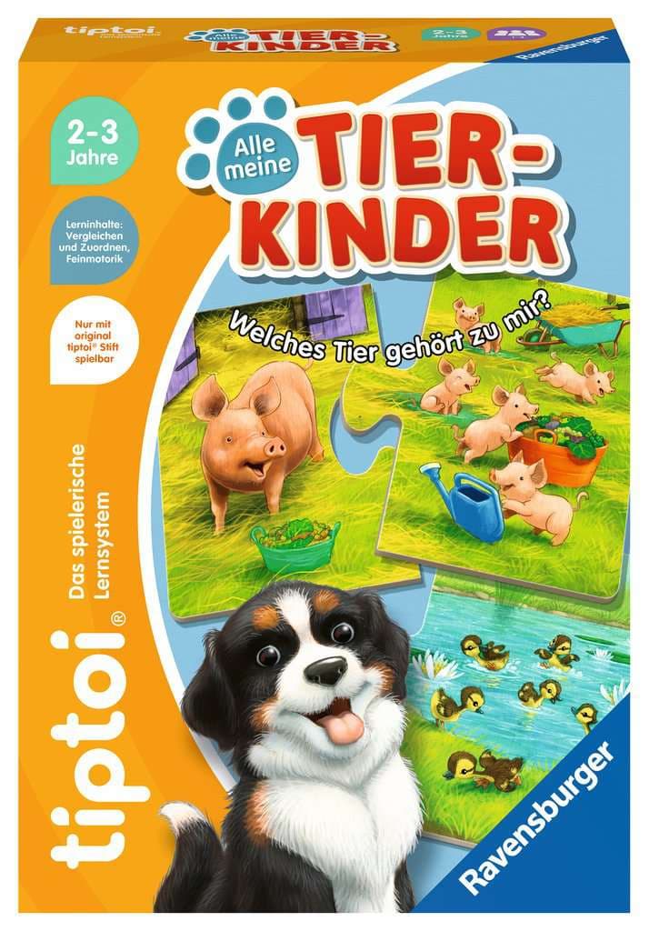 Ravensburger Tiptoi Juego Educativo - 1-4 Jugadores, A Partir De 3 Años, Aprendizaje De Lenguaje Y Rimas