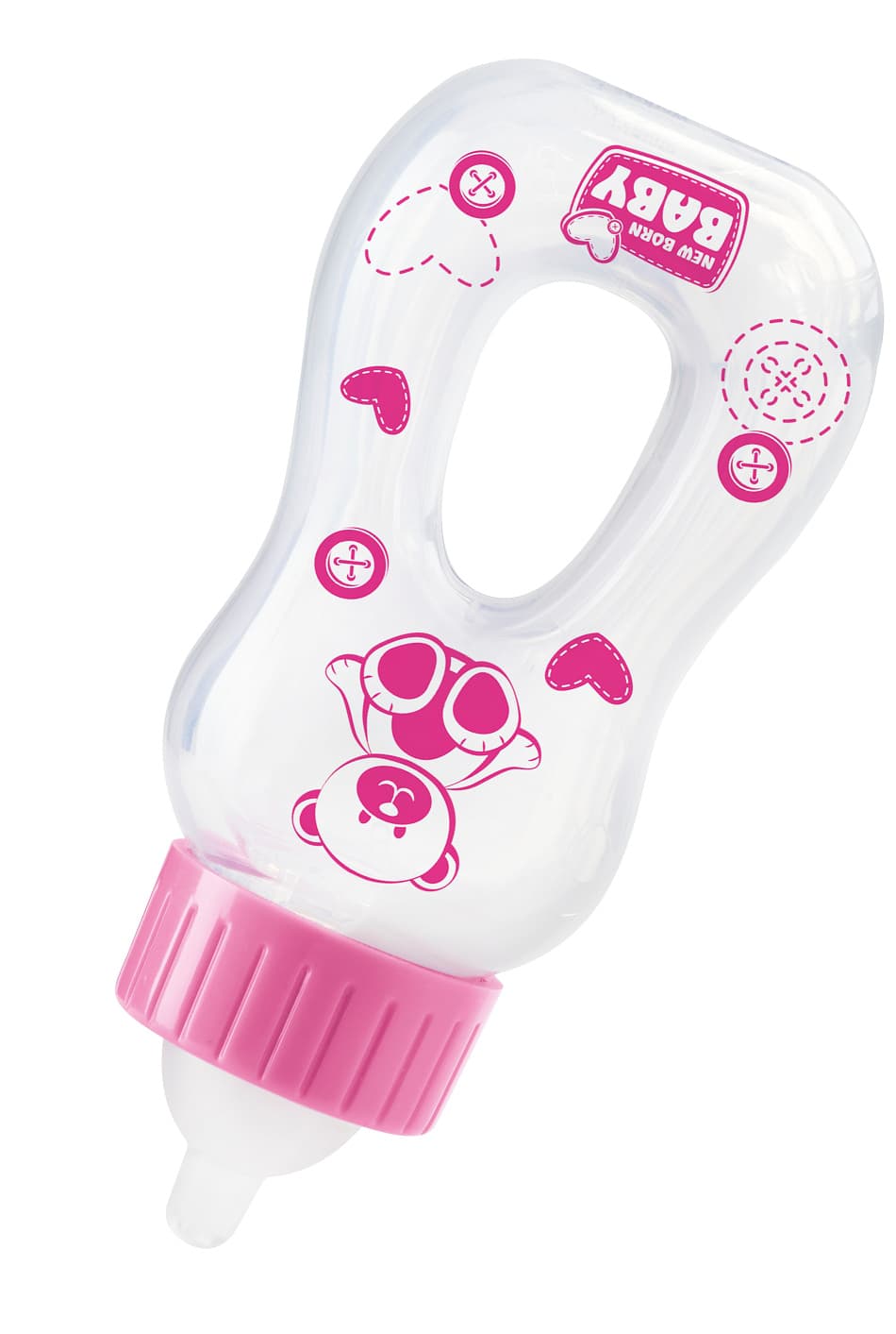 Generisch 4 Stück Zauberflaschen, Zauber-Set mit verschwindender Flüssigkeit, Milchflasche, Saftflasche, Puppenflasche, seltsamer Saft, Milch verschwindet, Puppe verschwindet, Zauberflaschen