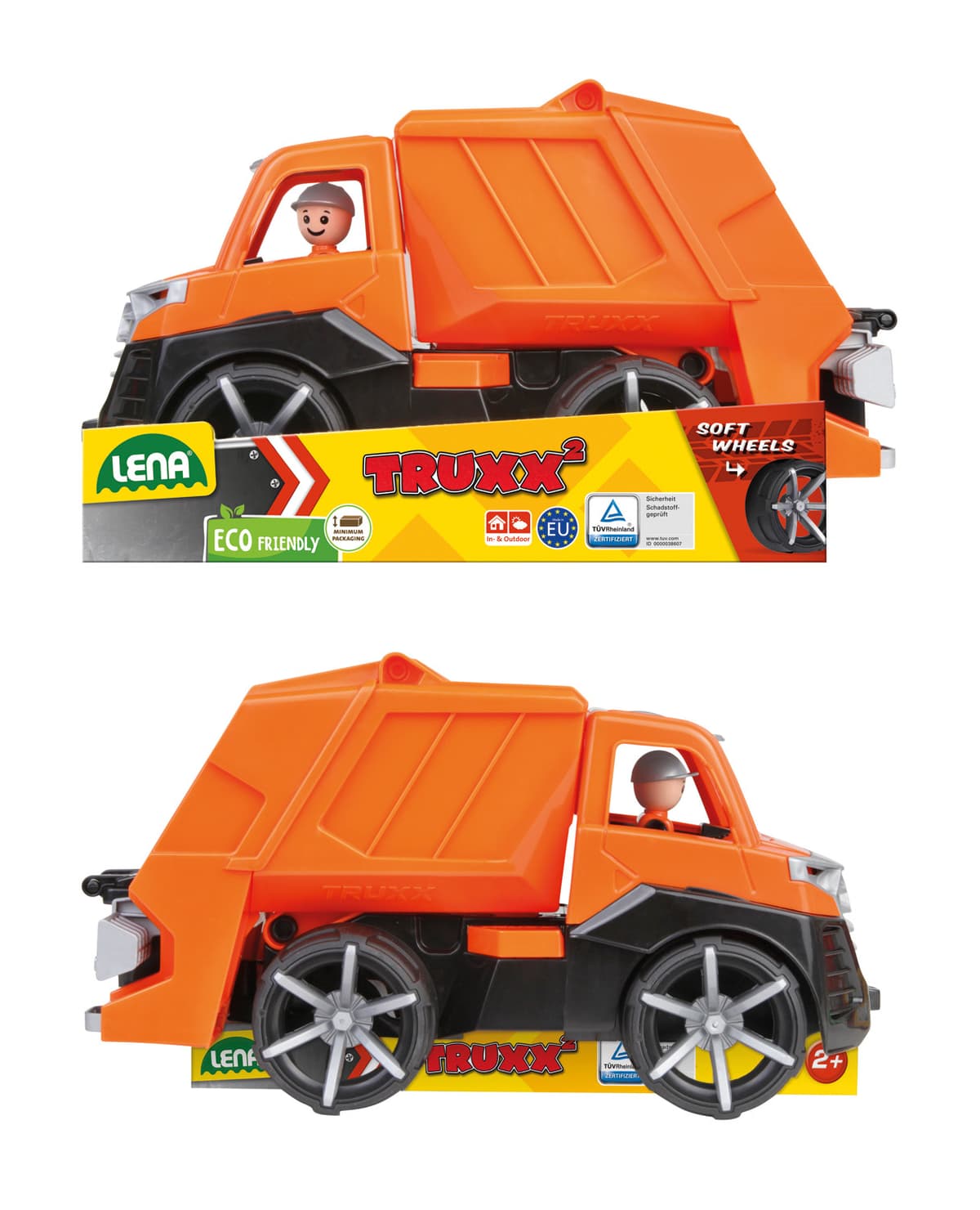 Vehículo de juguete LENA TOYS Tractor con Remolque