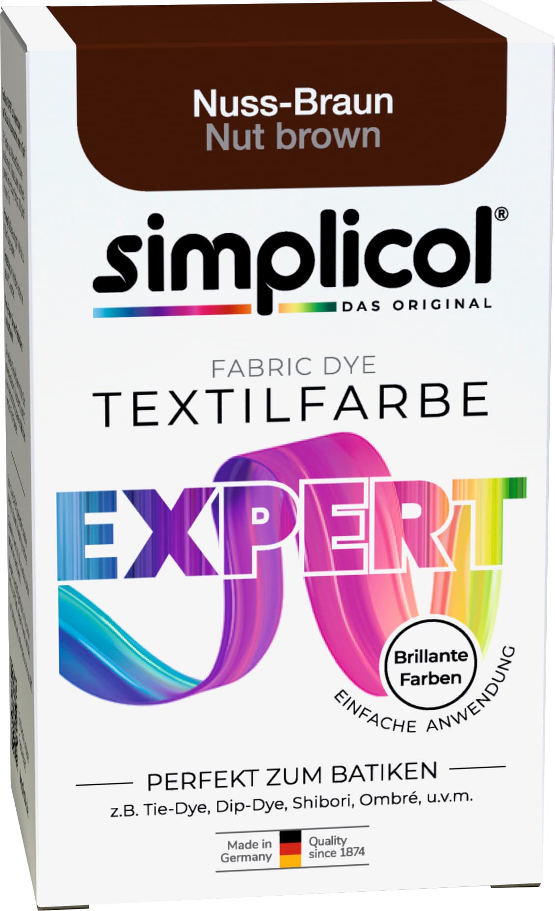 Simplicol Textilfarbe Expert Nuss-Braun online bestellen