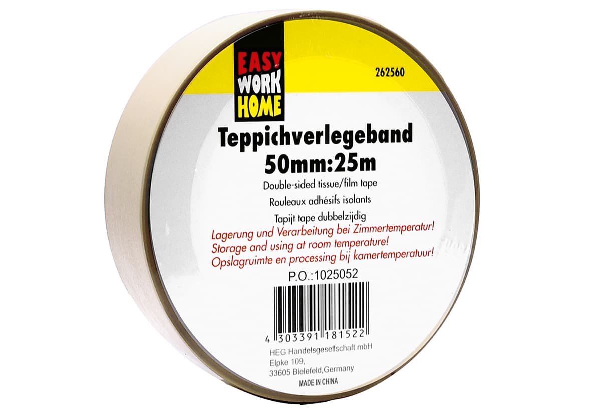 Doppelseitiges Klebeband 50mm, 10Lfm