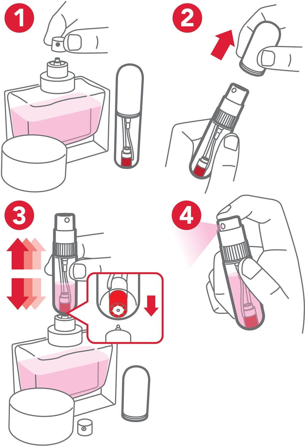 Perfume pod Pure Parfumzerstäuber