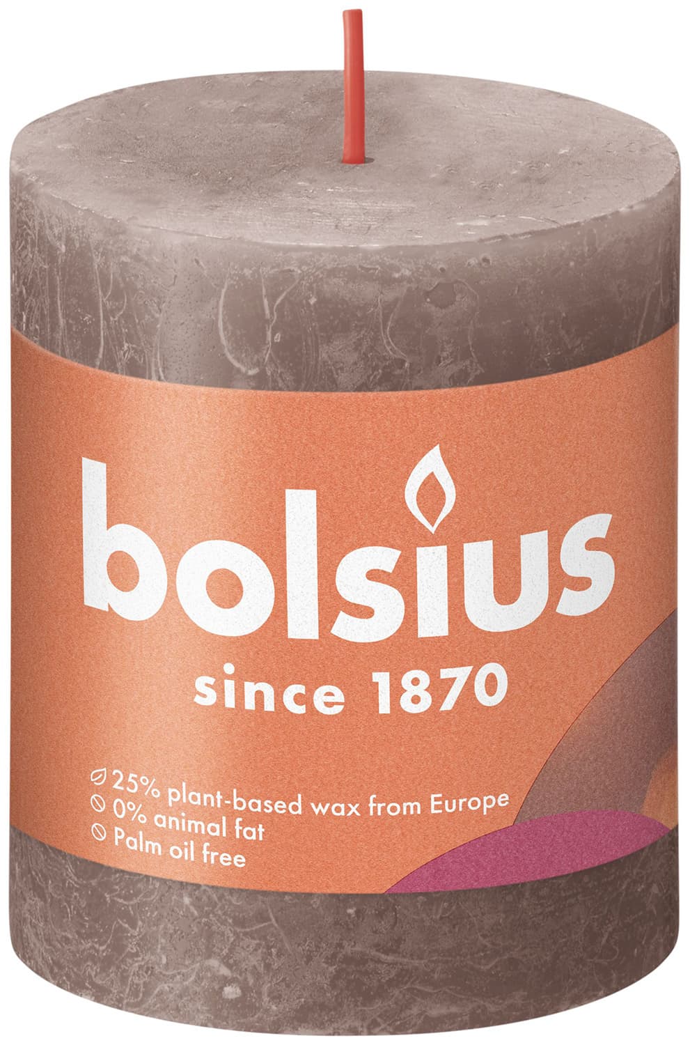 bolsius Rustikkerze Shine Naturwax 8/6,8cm online bestellen