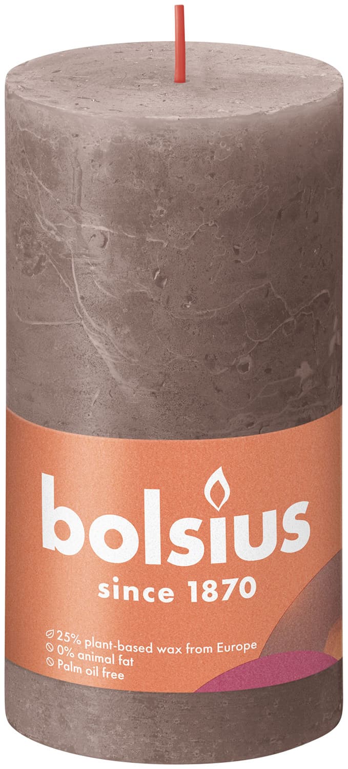 bolsius Rustikkerze Shine Naturwax 13/6,8cm online bestellen