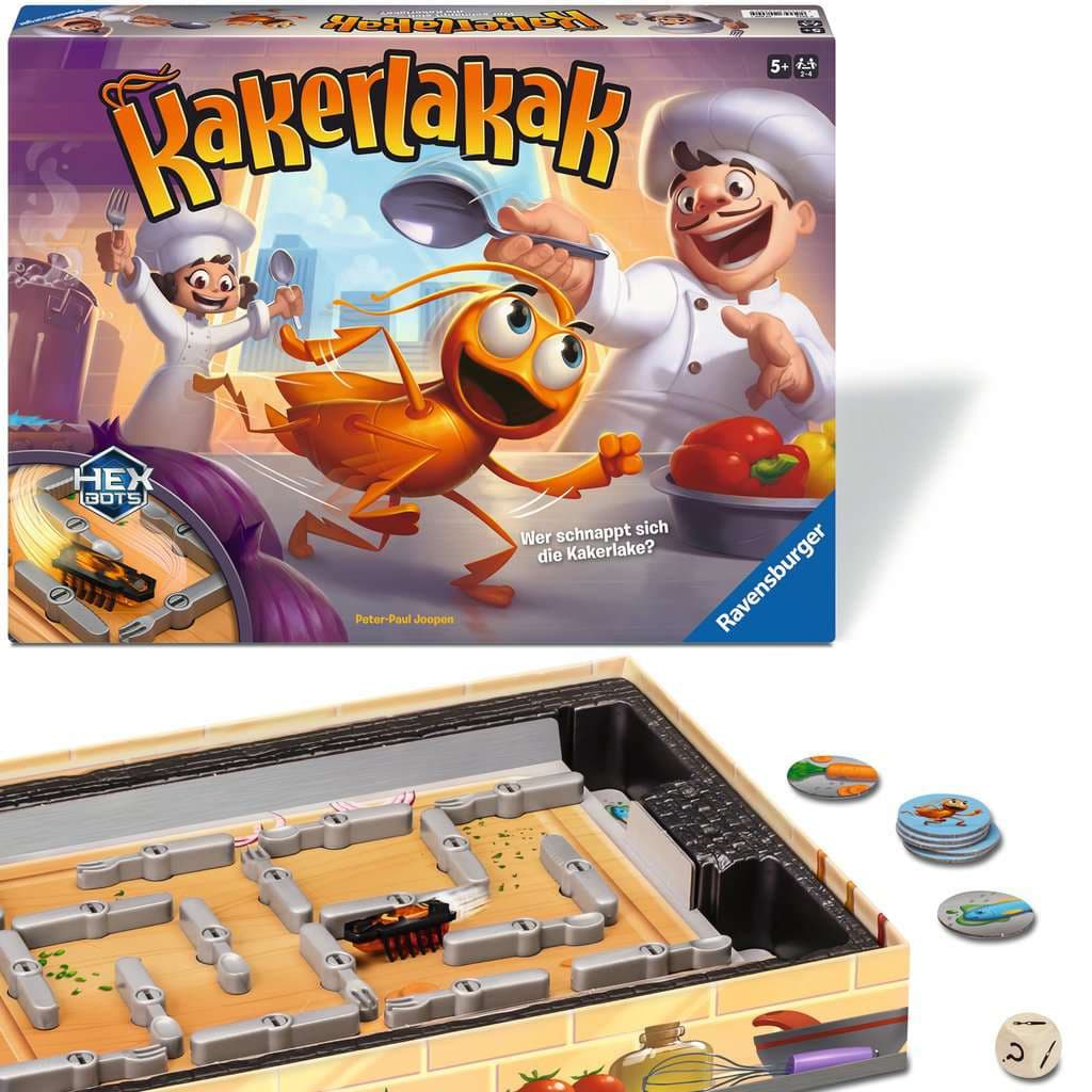 Ravensburger Kakerlakak: Reaktionsspiel für 2-4 Spieler Ravensburger Kakerlakak: Reaktionsspiel für 2-4 Spieler