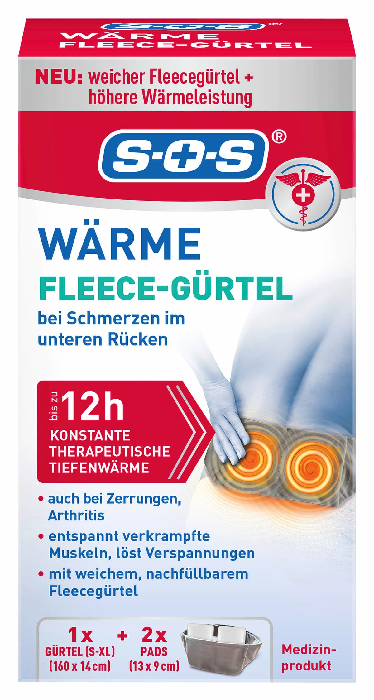 SOS Wärme Fleece-Gürtel online bestellen